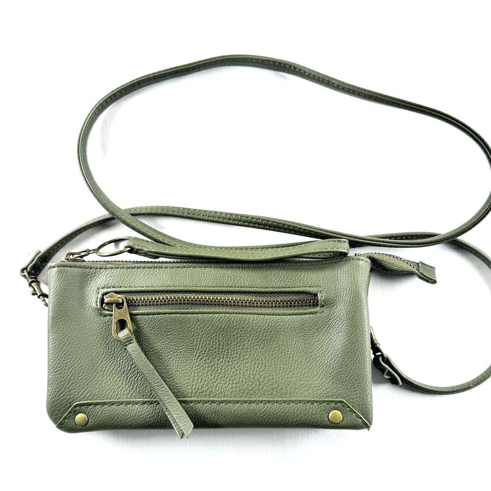 Universal Thread Goods Co.Green Faux LeatherCrossbody Wallet Purse